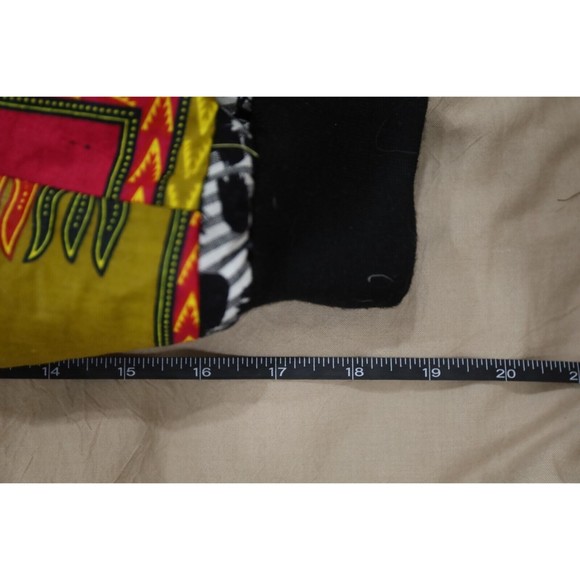 RARE Handmade Custom Mens M Puffer Jacket Muiltcolor Africa Patchwork - Picture 10 of 10